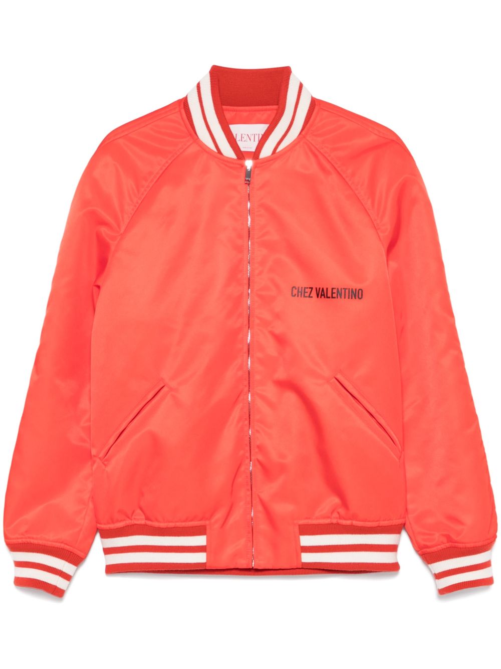 VCIM225CMFW0 CHEZ VALENTINO 나일론 봄버 자켓